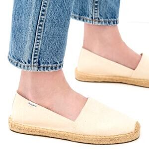 Soludos Women's Natural Undyed The Dali Original Espadrilles Shoes Size 7-7.5